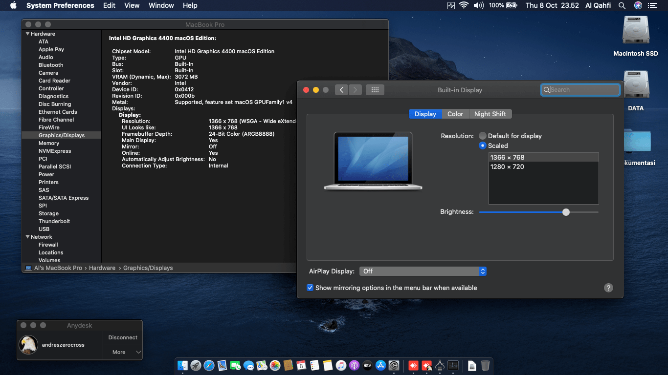 Asus A455LD WX110D 2nd [Haswell   Intel HD 4400]   OpenCore 8